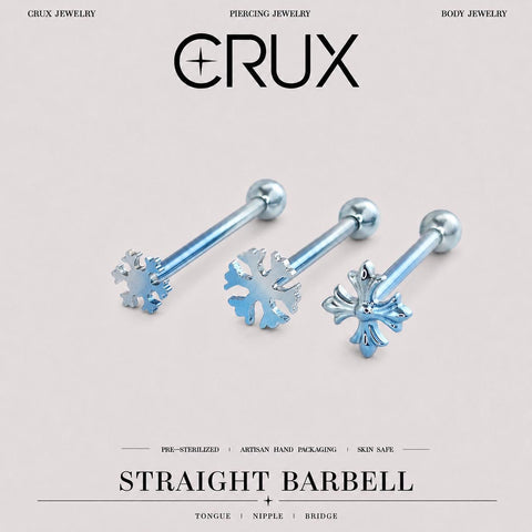 Snowflake Titanium Barbell