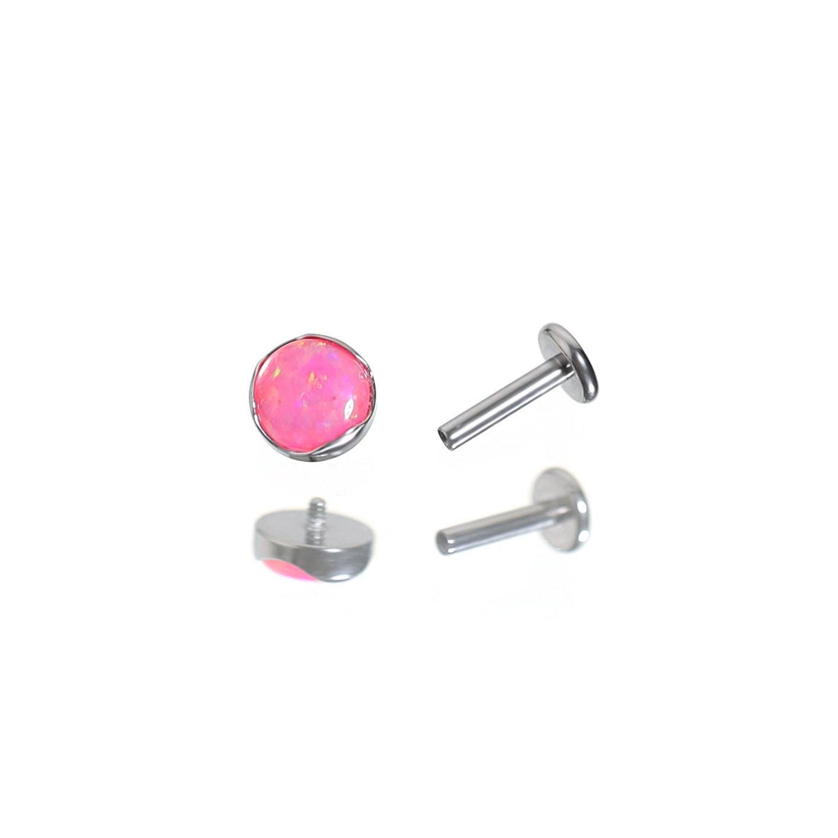 Round Opal F136 Titanium flat-back jewelry image 14