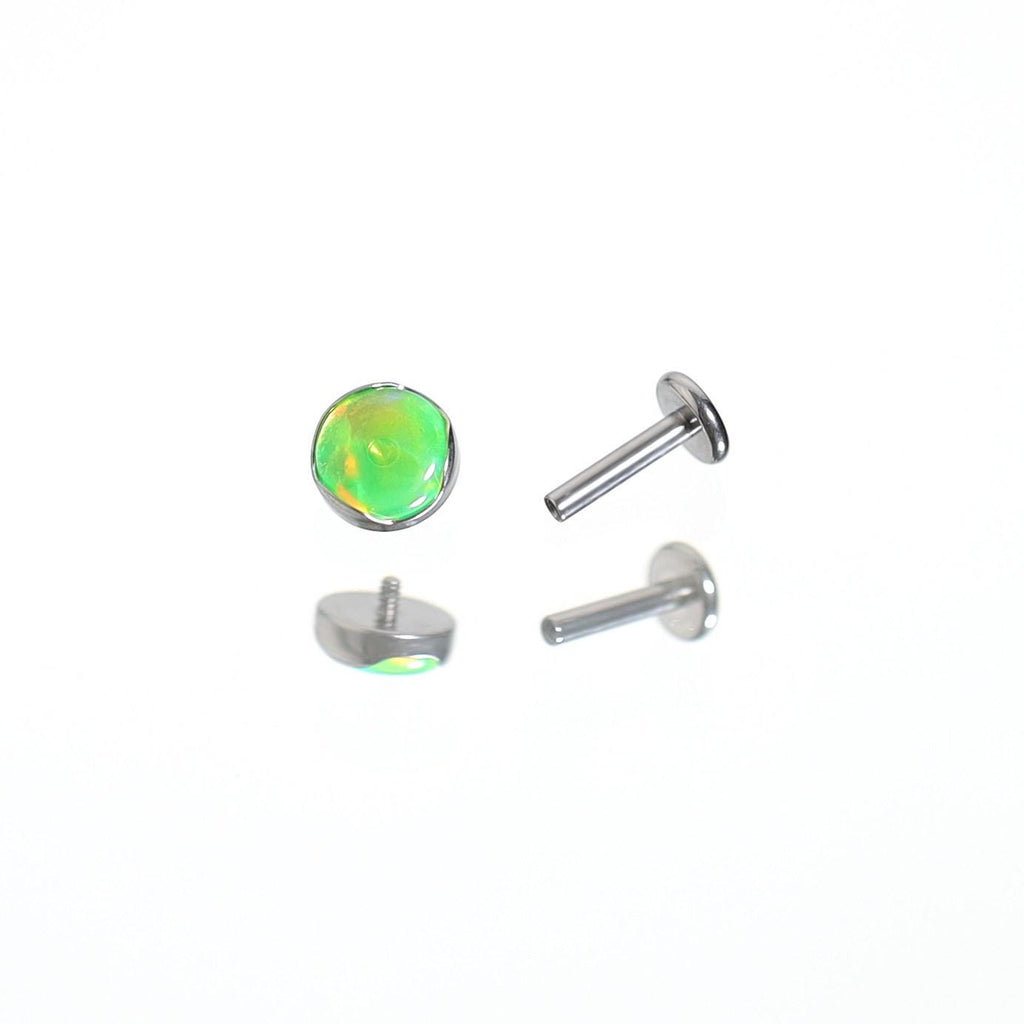 Round Opal F136 Titanium flat-back jewelry image 15