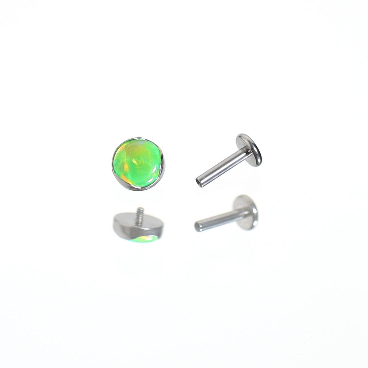 Round Opal F136 Titanium flat-back jewelry image 15