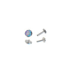 Round Opal F136 Titanium flat-back jewelry image 18