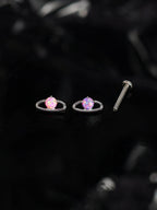 Saturn Opal F136 Titanium flat-back jewelry image 02