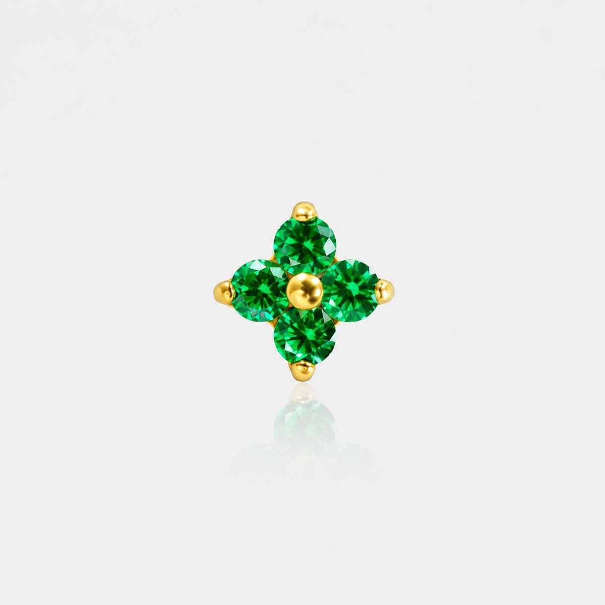 Four-Leaf Opal F136 Titanium flat-back jewelry image 07