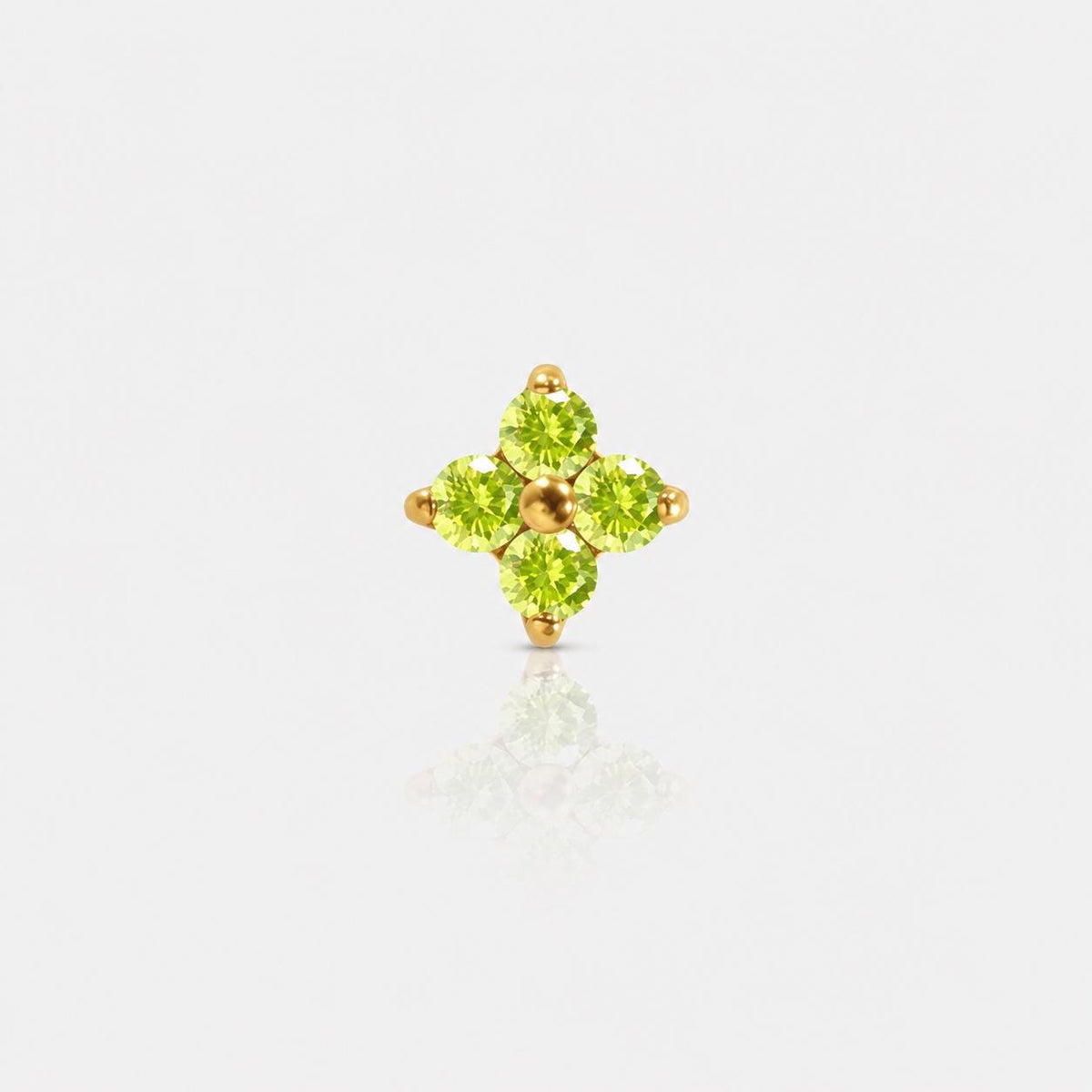 Four-Leaf Opal F136 Titanium flat-back jewelry image 09