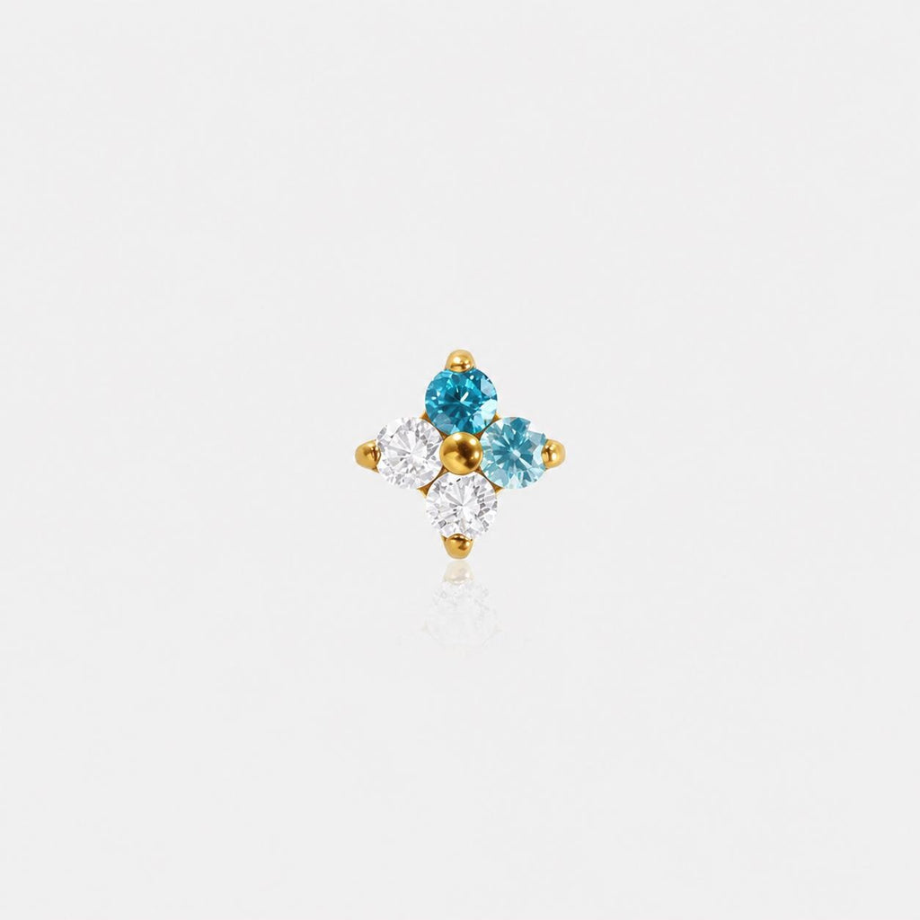 Four-Leaf Opal F136 Titanium flat-back jewelry image 14