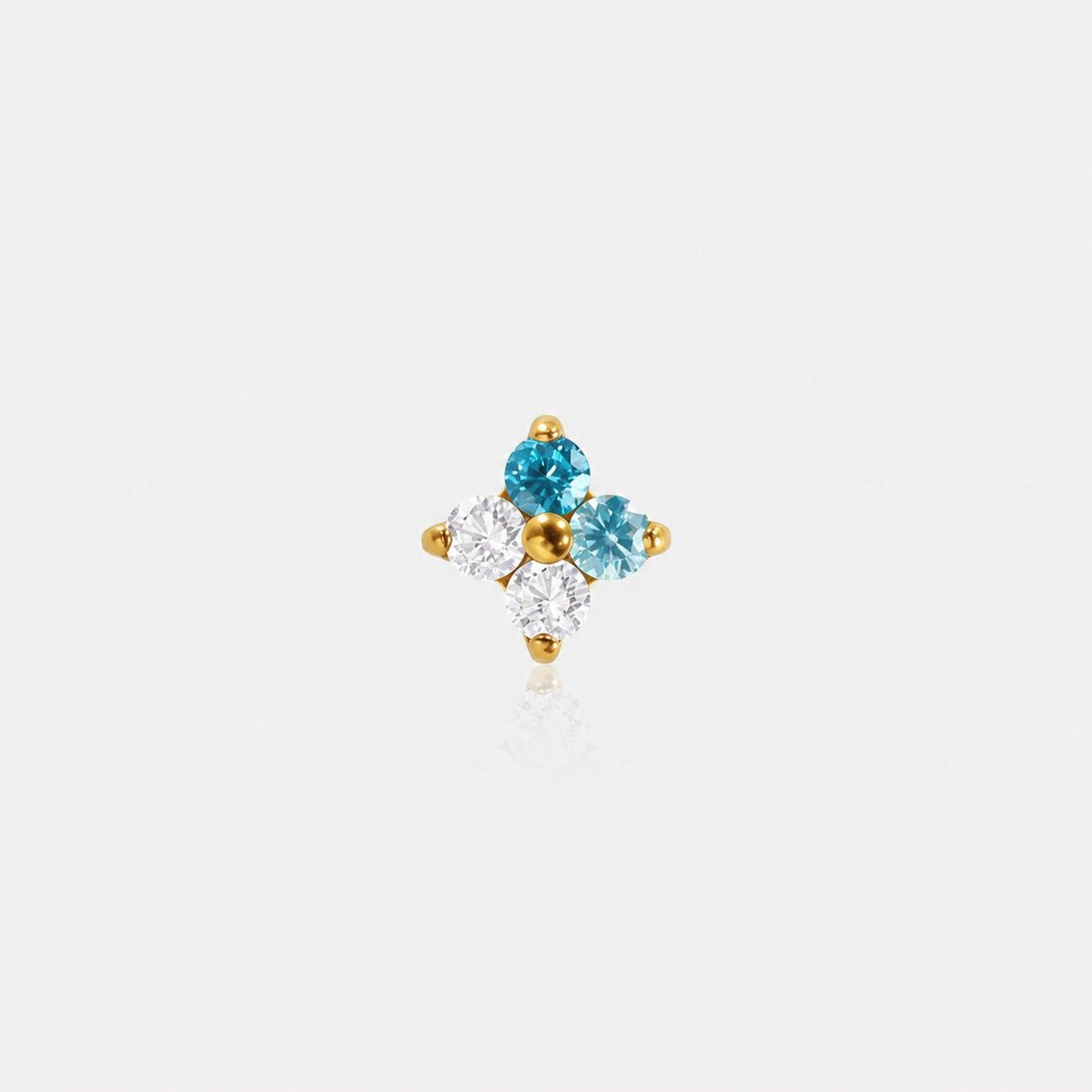 Four-Leaf Opal F136 Titanium flat-back jewelry image 14