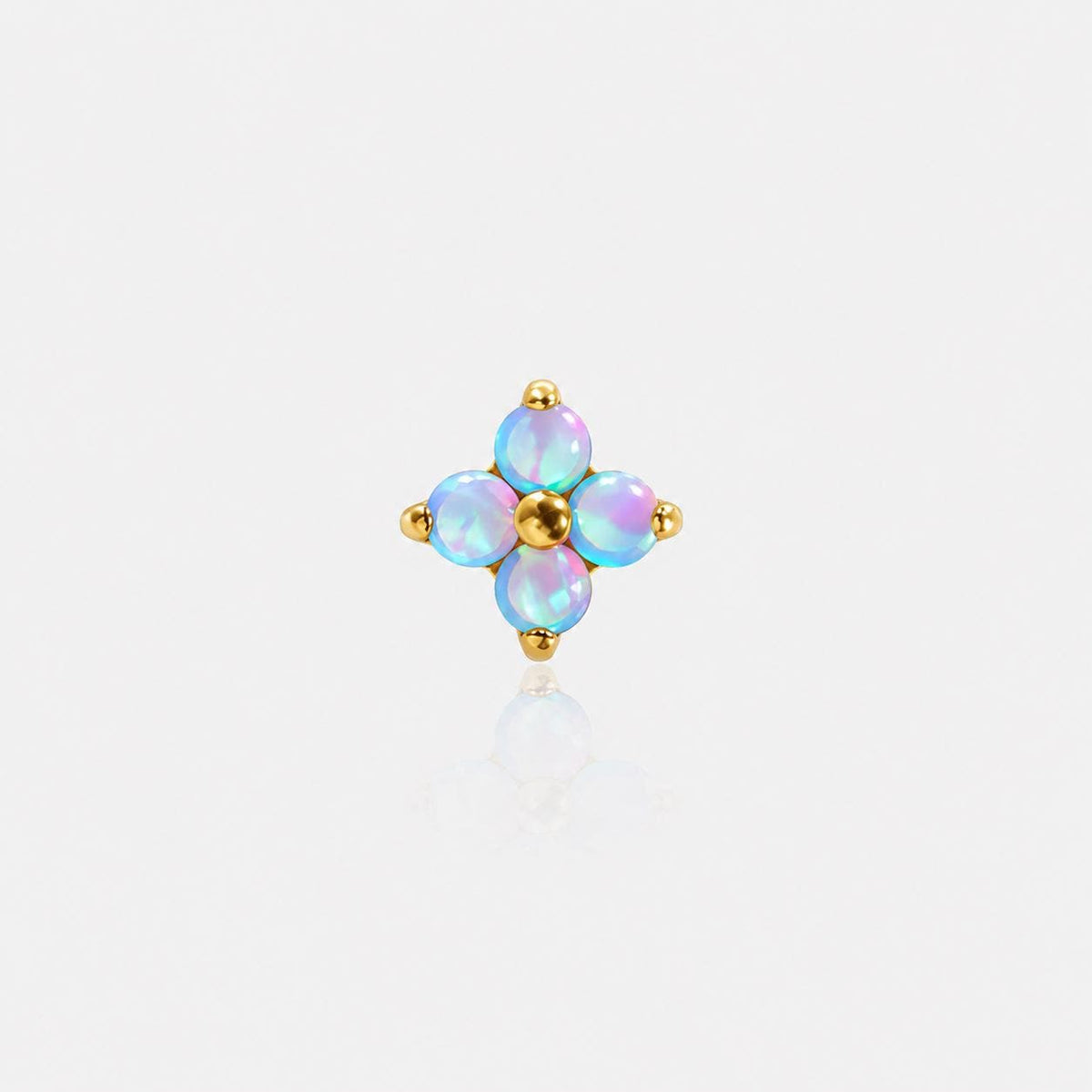 Four-Leaf Opal F136 Titanium flat-back jewelry image 15