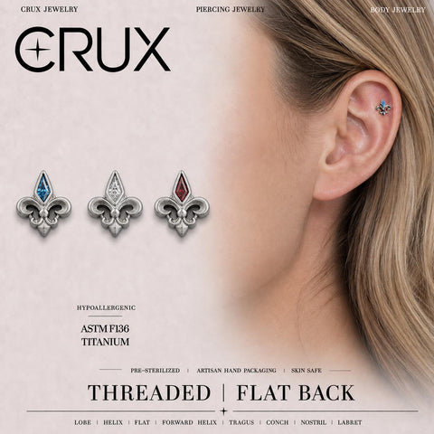 Crystal Fleur-de-Lis