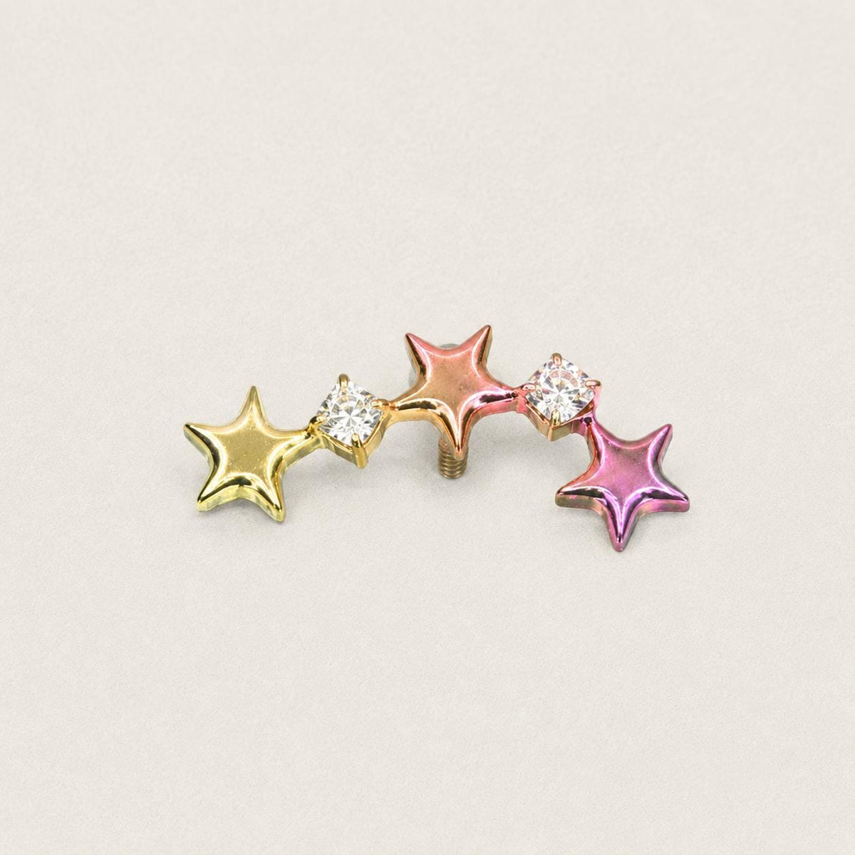 Triple Star F136 Titanium flat-back jewelry image 11