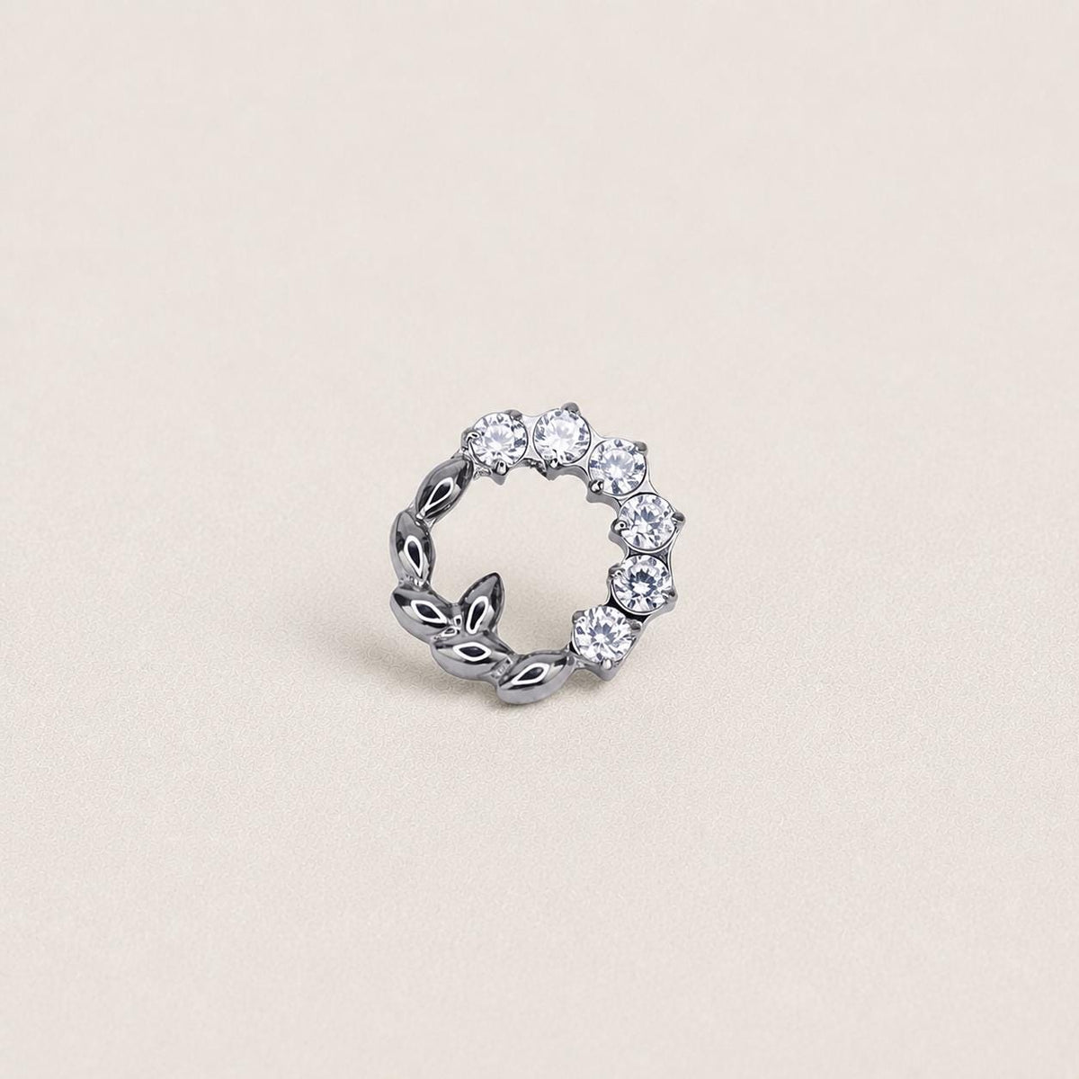 Laurel Wreath F136 Titanium flat-back jewelry image 10