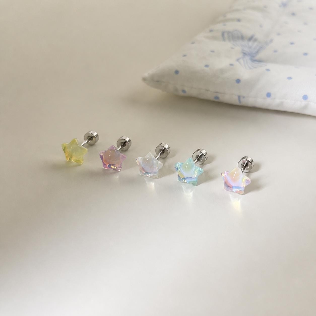 Translucent Star F136 Titanium flat-back jewelry image 06