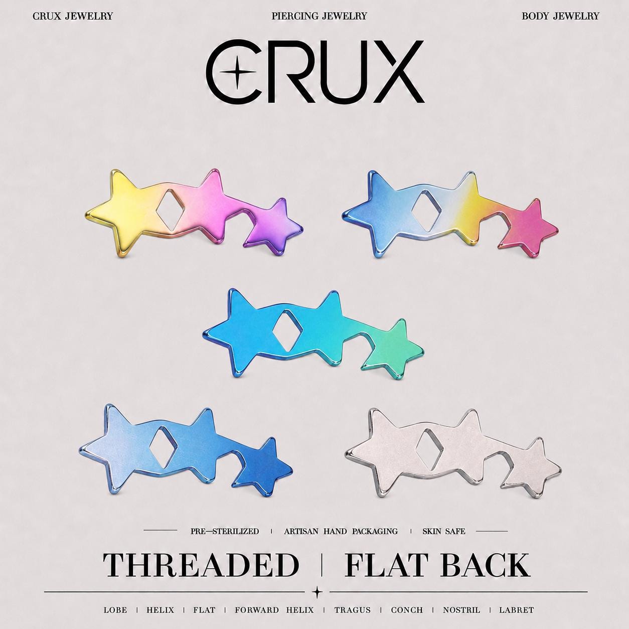 Triple Butterfly & Star - product image 2