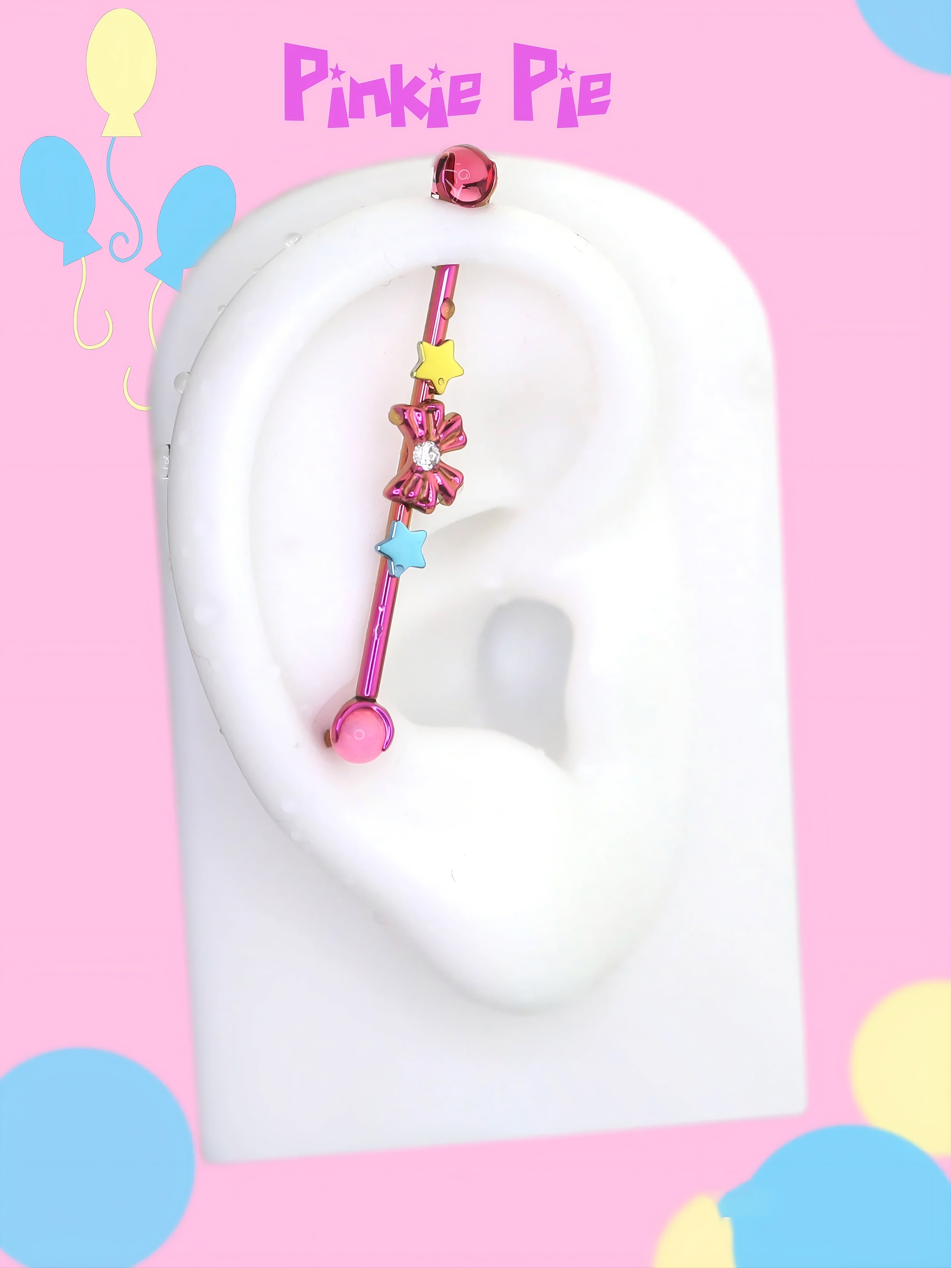 MLP  Colorful Titanium Faux Industrial Bar