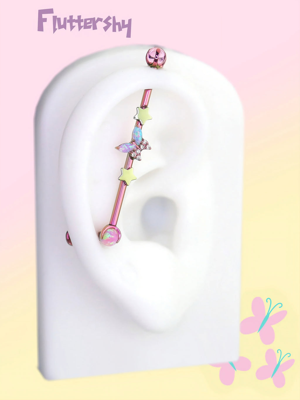 MLP  Colorful Titanium Faux Industrial Bar