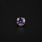 ETSY 4574939005 | IMAGE 7 | Violet Moissanite Flat Back Stud