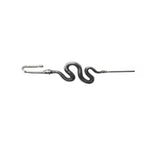 Single Ear Engraved Snake Stainless steel Ear Climber - Single Ear Engraved Snake Stainless steel Ear Climber - Default Title by CRUXJEWELRY