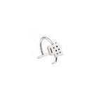 Kyoto Limited - Stainless Steel Word Clip & Fake Hoop - Kyoto Limited - Stainless Steel Word Clip & Fake Hoop - 喵 / Ear Clip / 8mm by CRUXJEWELRY